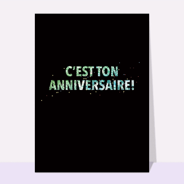 Célébration colorée pour un anniversaire joyeux