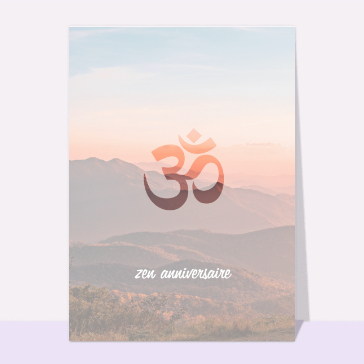 Zenitude pour un anniversaire tranquille