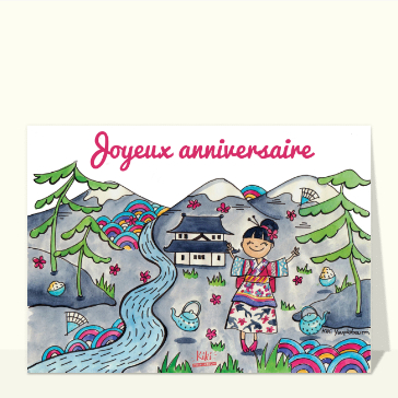 Joyeux anniversaire en harmonie nippone