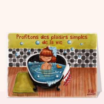 Plongée dans les plaisirs de la vie