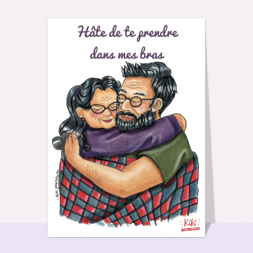 Hâte de te prendre dans mes bras pour dire bonjour