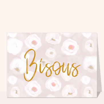 Bisous fleuris pour un tendre bonjour
