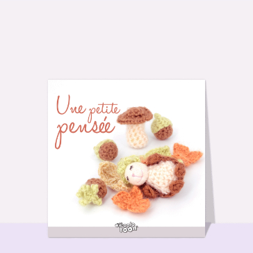 Pensée douce au cœur de la nature