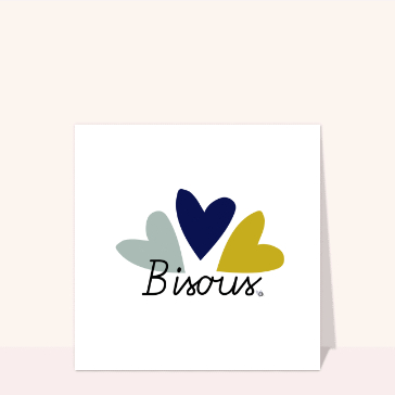 Bisous colorés pour un chaleureux bonjour