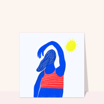 Salut enjoué sous le soleil radieux