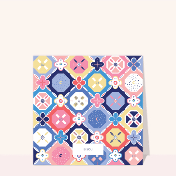 Bijou coloré pour un bonjour chaleureux