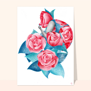 Roses envoûtantes et lumière douce