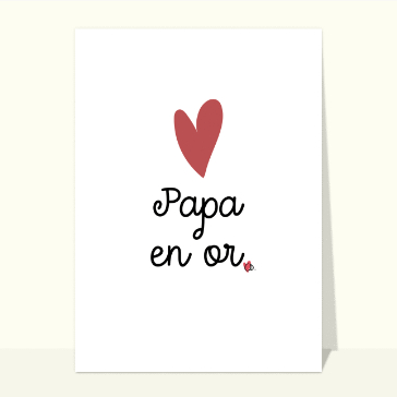 Papa en or : Un cœur plein d'amour