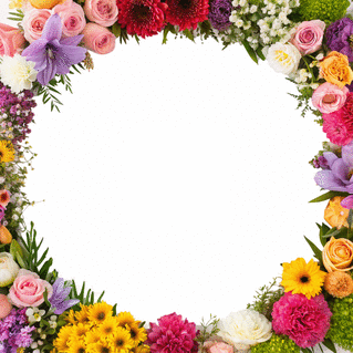 carte Fleurs &eacute;clatantes pour c&eacute;l&eacute;brer maman 