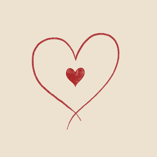 Carte d`amour 