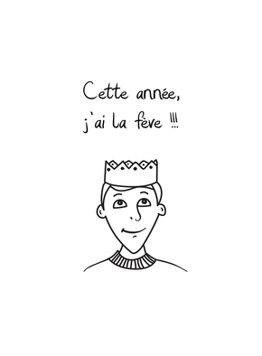 carte Cette ann&eacute;e, je porte la couronne 