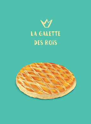 carte Savourez une d&eacute;licieuse galette des rois 
