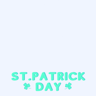carte Saint Patrick en couleurs &eacute;clatantes 