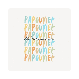 carte Papounet, un message color&eacute; d'amour 
